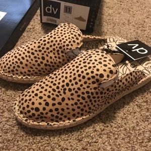 Dolce Vita dv Leopard Espadrille Mule Size 11